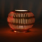 COCONUT Stripe Candle Holder