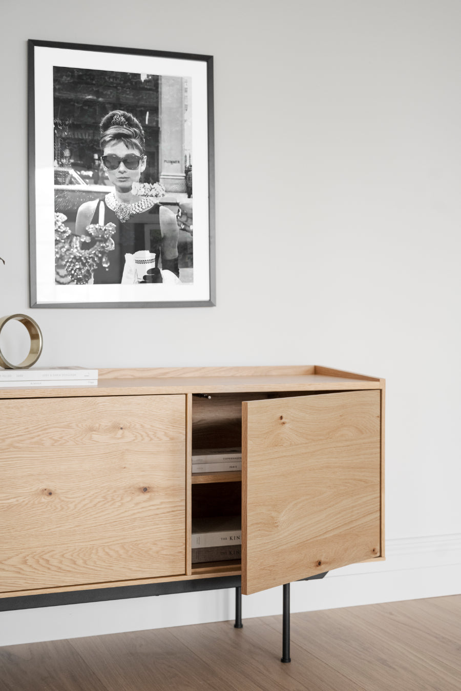 BREWERTON Oak TV Unit 160CM