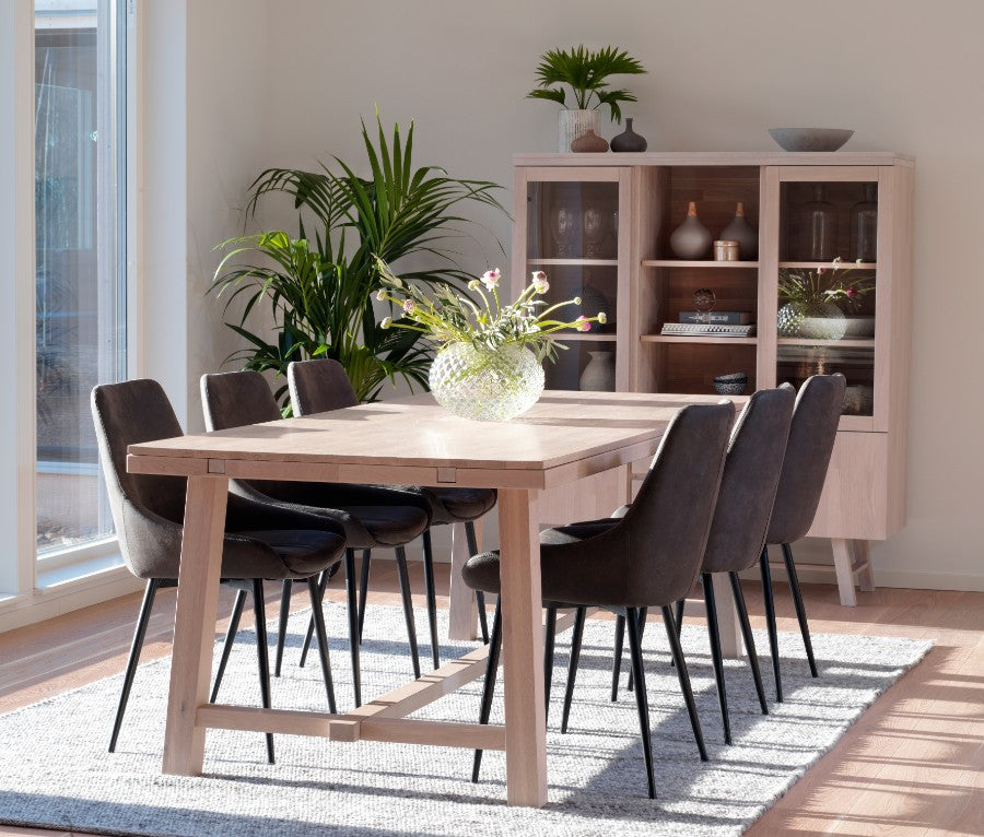 BROOKLYN OAK Dining Table 220/320CM, ROWICO- D40Studio