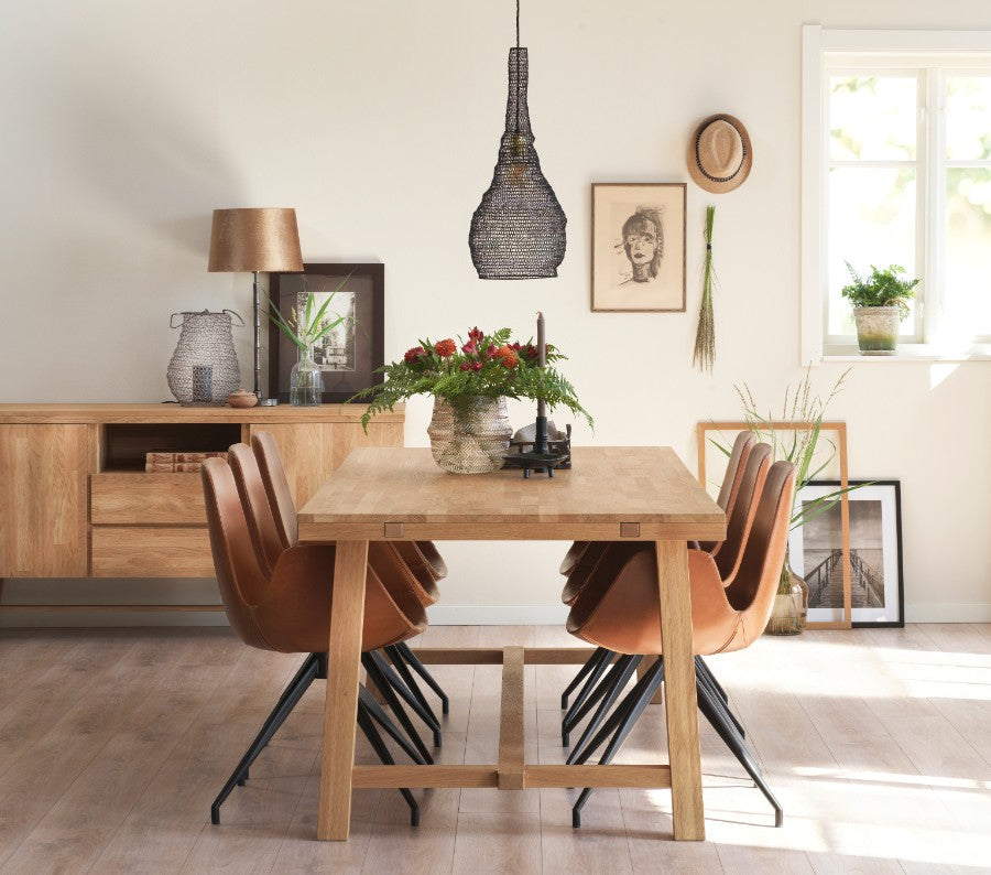 BROOKLYN OAK Dining Table 220/320CM, ROWICO- D40Studio