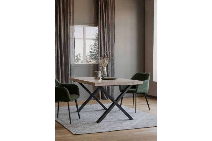 BROOKLYN X Legs Dining Table 170CM/270CM