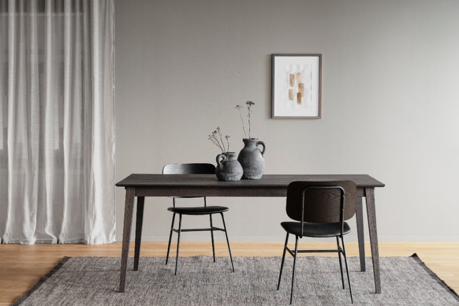 FILIPPA Dark Oak Dining Table 180CM/230CM/280CM