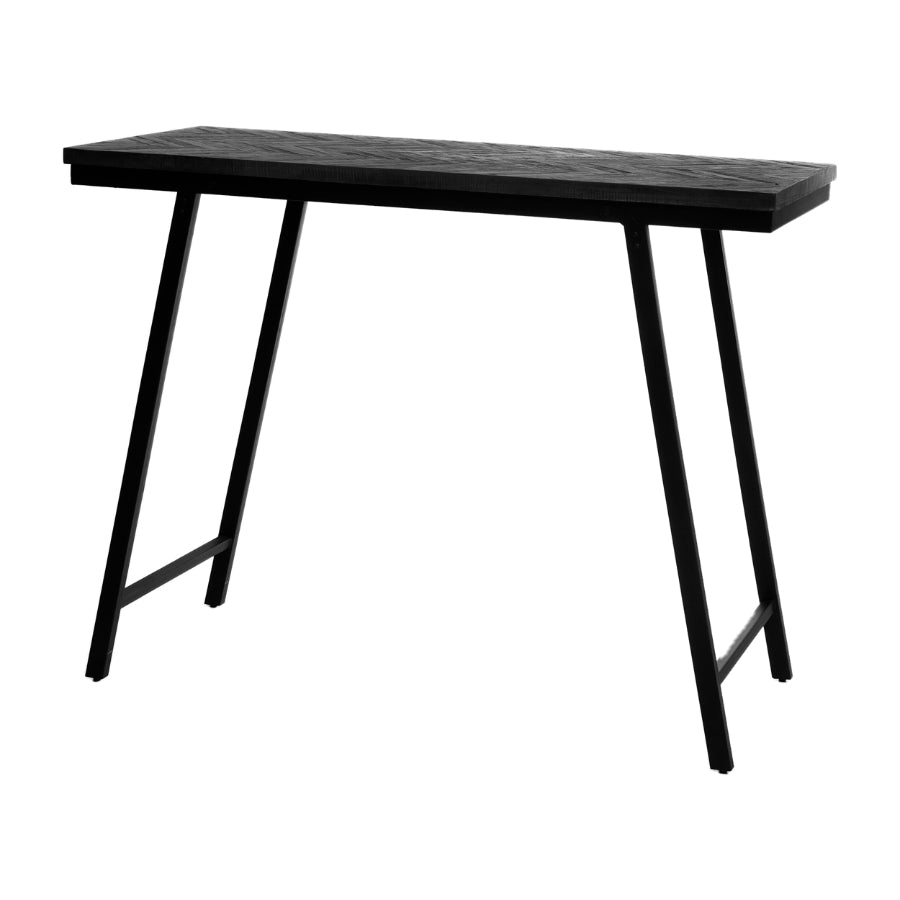 HERRINGBONE Bar Table - Black 140 CM