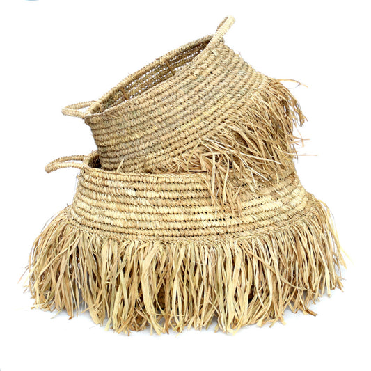 Tăvi de coș Deluxe RAFFIA - Set de 2