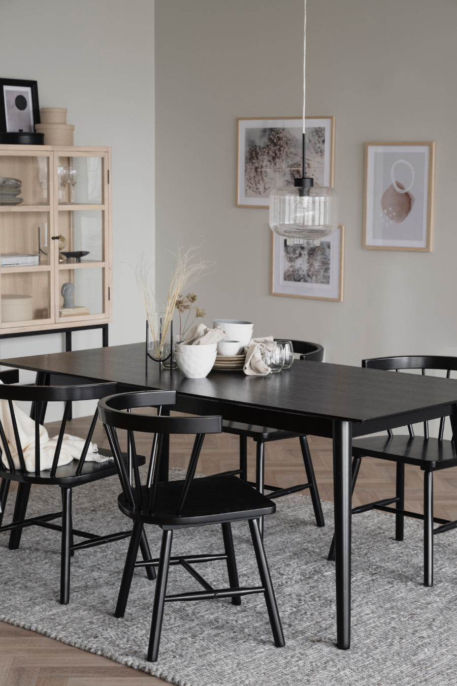 LOTTA Black Dining Table 180 CM