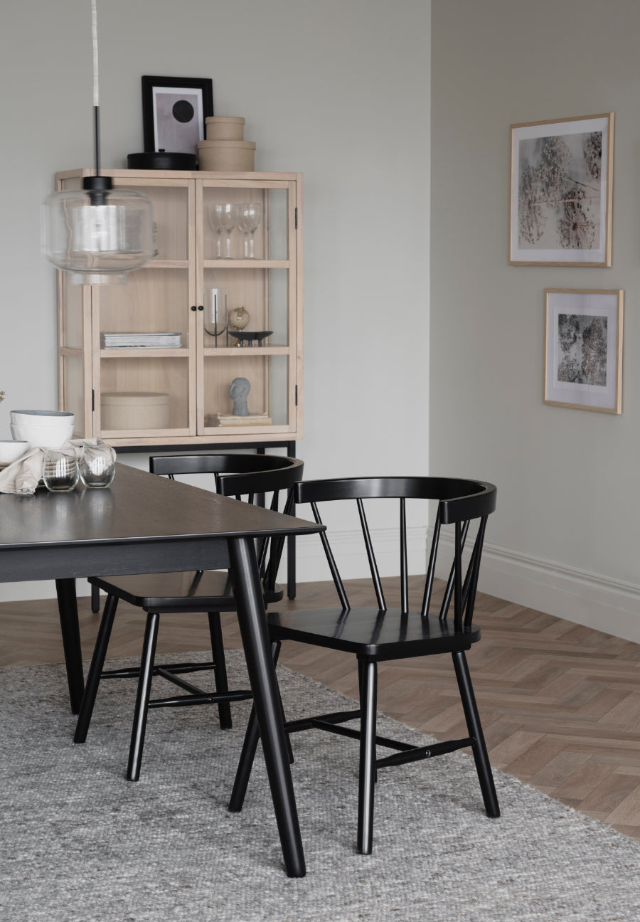 LOTTA Black Dining Table 180 CM