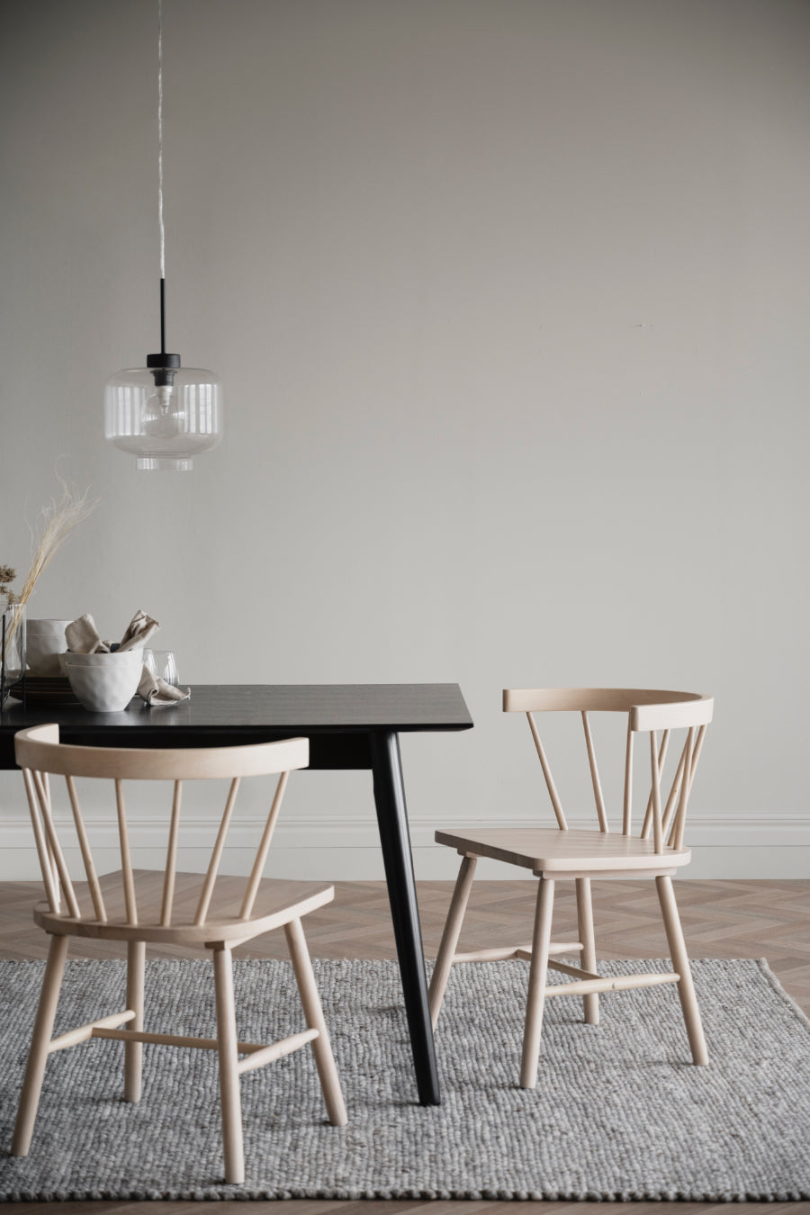 LOTTA Black Dining Table 180 CM