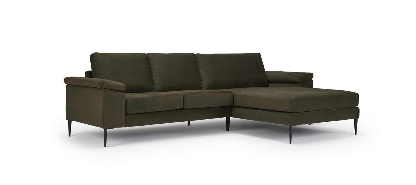 NABBE 3 Seater Sofa + Lounger