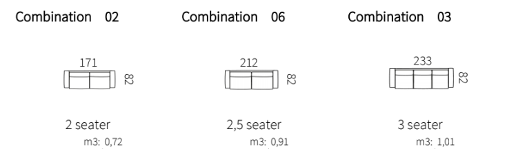 SHEA 2.5 Sofa