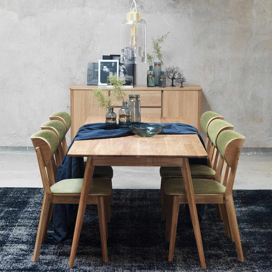 YUMI Oak Extending Table 190/280CM, ROWICO- D40Studio