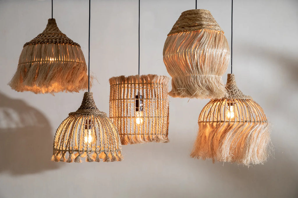 ABACA Bird Cage Pendant