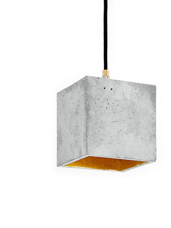 [B1] Pendant Light Grey Cubic