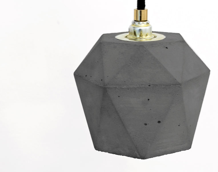 [T2] Concrete Bundle Pendant Light