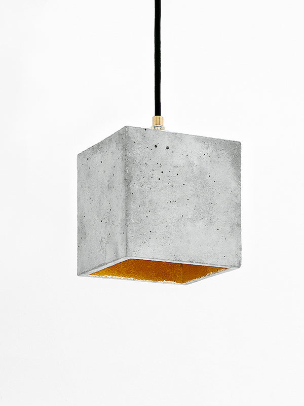 [B1] Pendant Light Grey Cubic