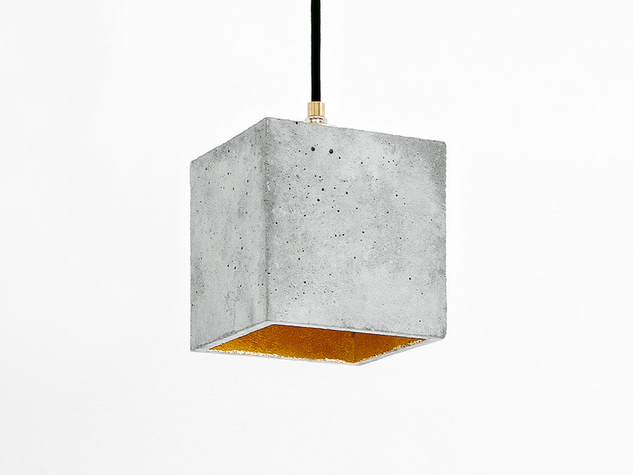 [B1] Pendant Light Grey Cubic