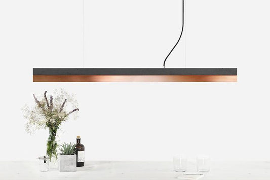 [C1] Series Concrete & Metal Led 122CM, GANTlights Berlin- D40Studio