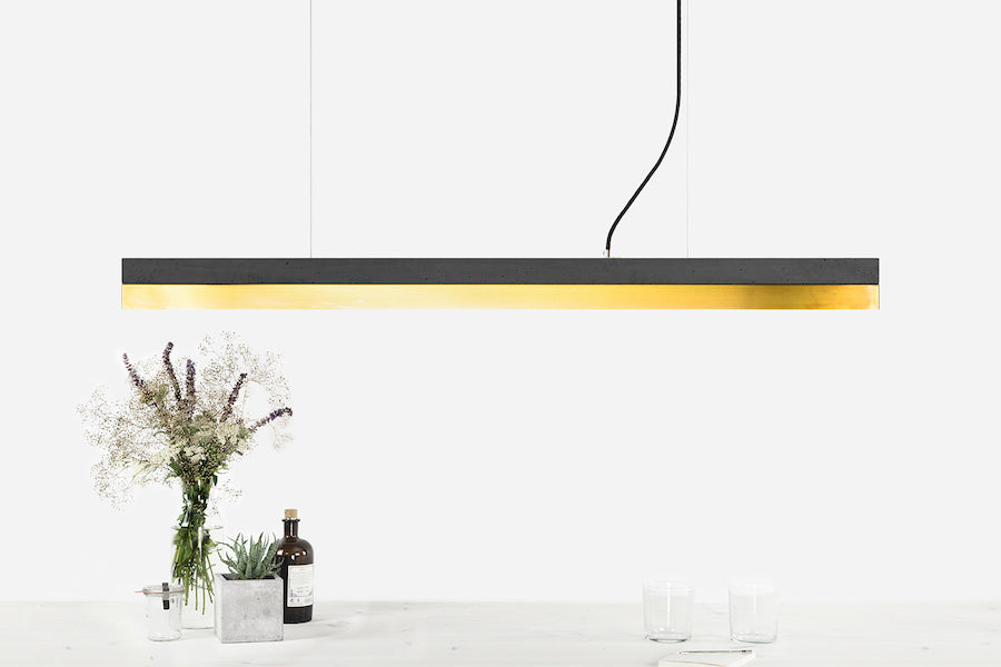 [C1] Series Concrete & Metal Led 122CM, GANTlights Berlin- D40Studio