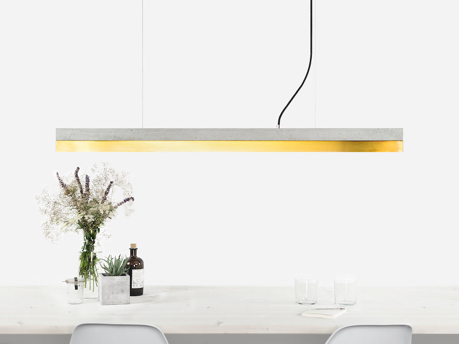 [C1] Series Concrete & Metal Led 122CM, GANTlights Berlin- D40Studio