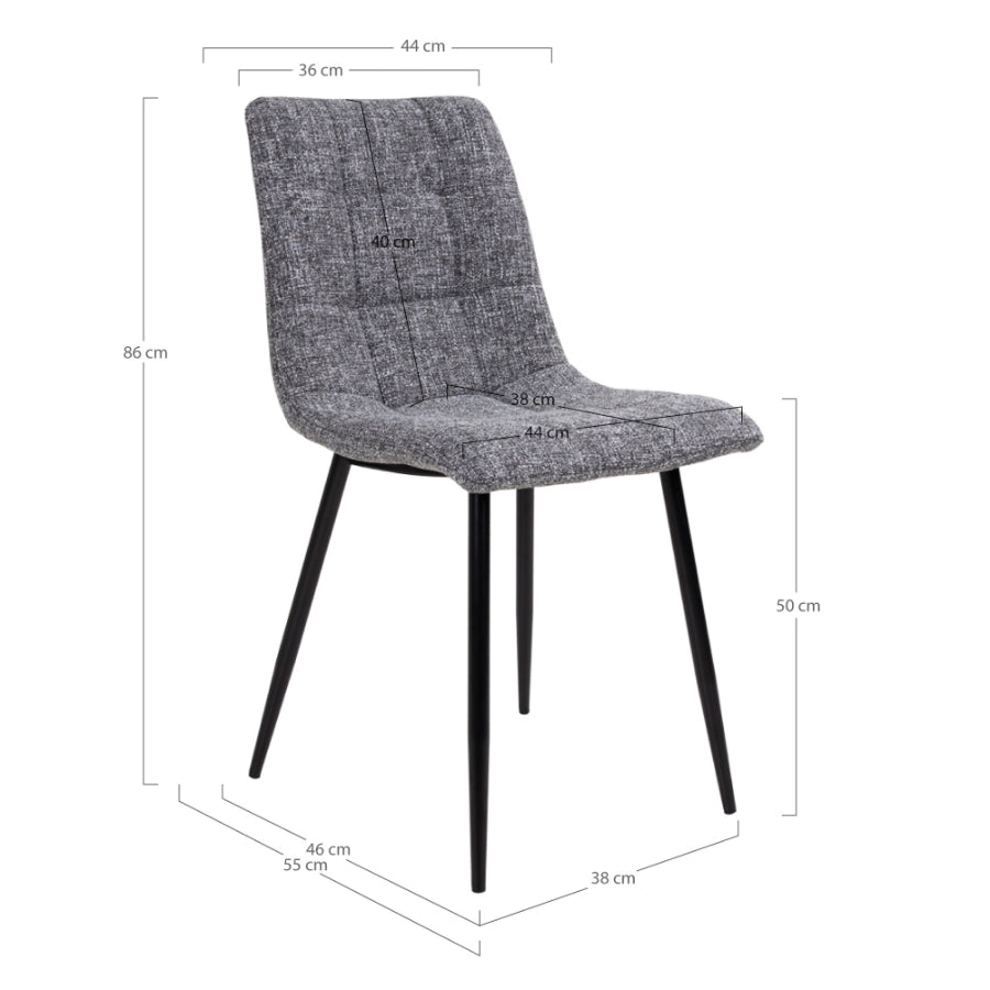 MIDDELFART Chairs - Set of 2