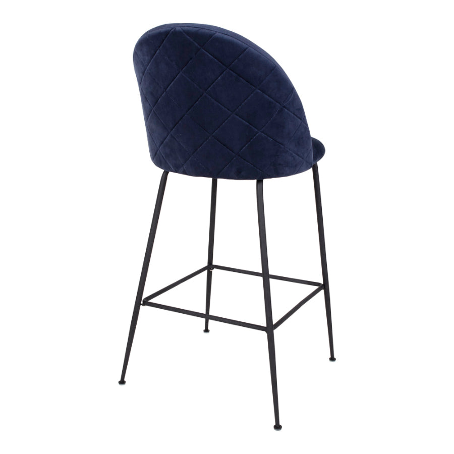 LAUSANNE Velvet Bar Chairs - Set of 2