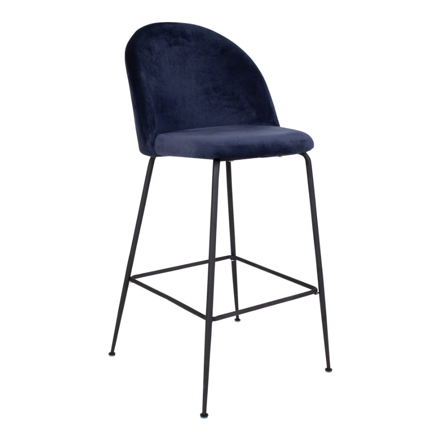 LAUSANNE Velvet Bar Chairs - Set of 2