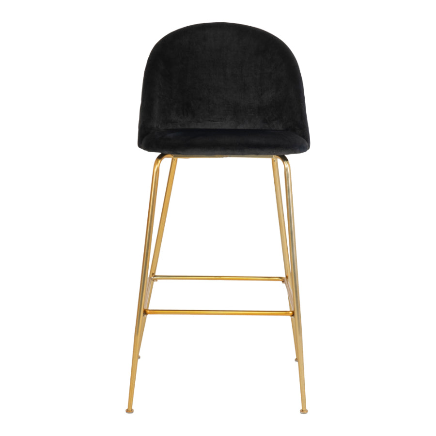 LAUSANNE Velvet Bar Chairs - Set of 2