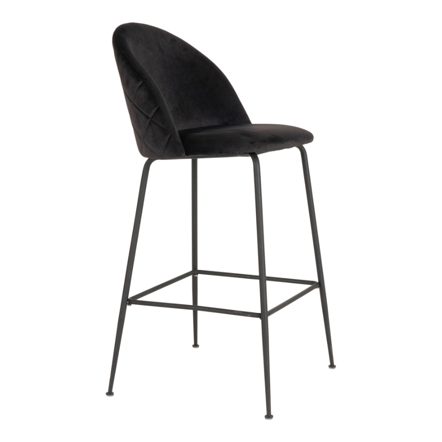 LAUSANNE Velvet Bar Chairs - Set of 2