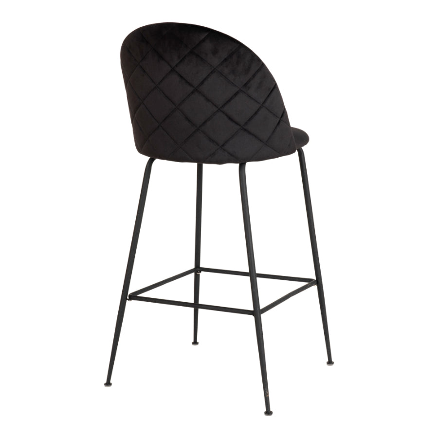 LAUSANNE Velvet Bar Chairs - Set of 2