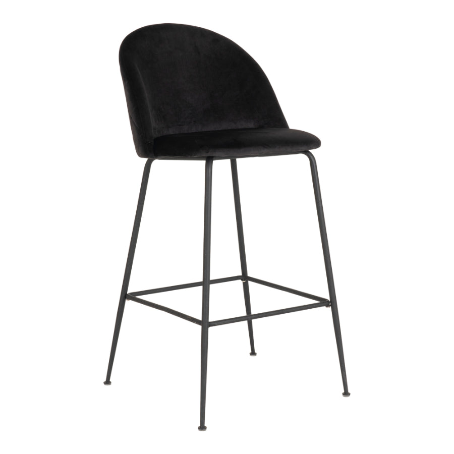 LAUSANNE Velvet Bar Chairs - Set of 2