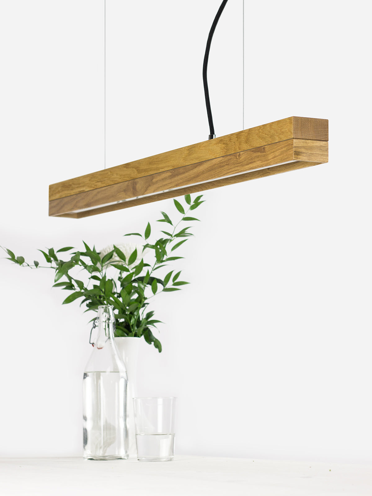 [C2o] Oak Wood & Oak Pendant 92CM