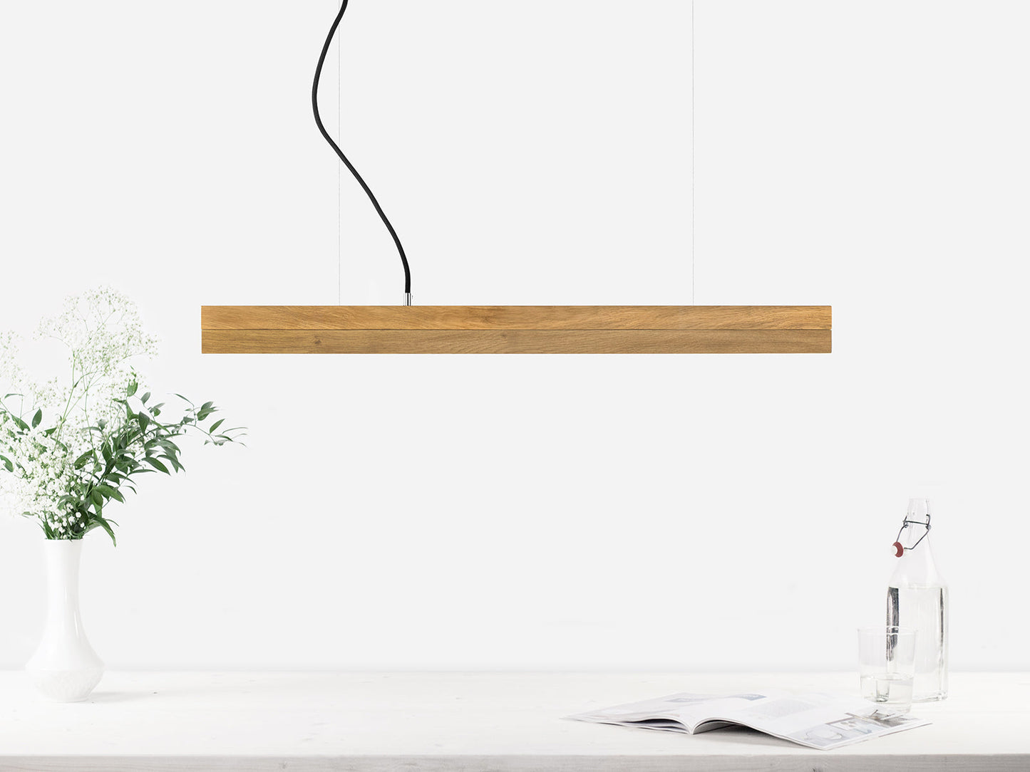 [C2o] Oak Wood & Oak Pendant 92CM