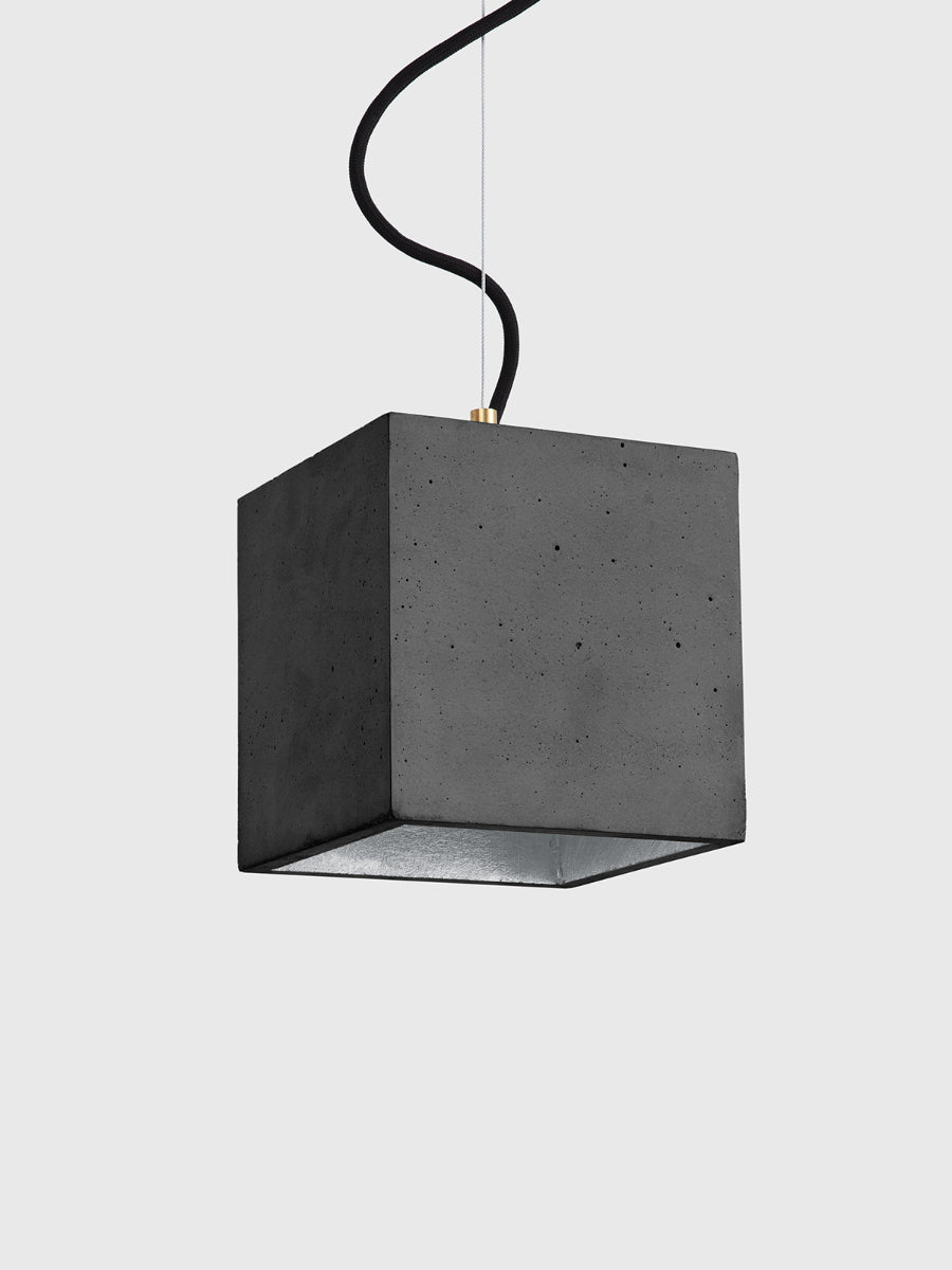 [B5] Pendant Dark Grey Cubic