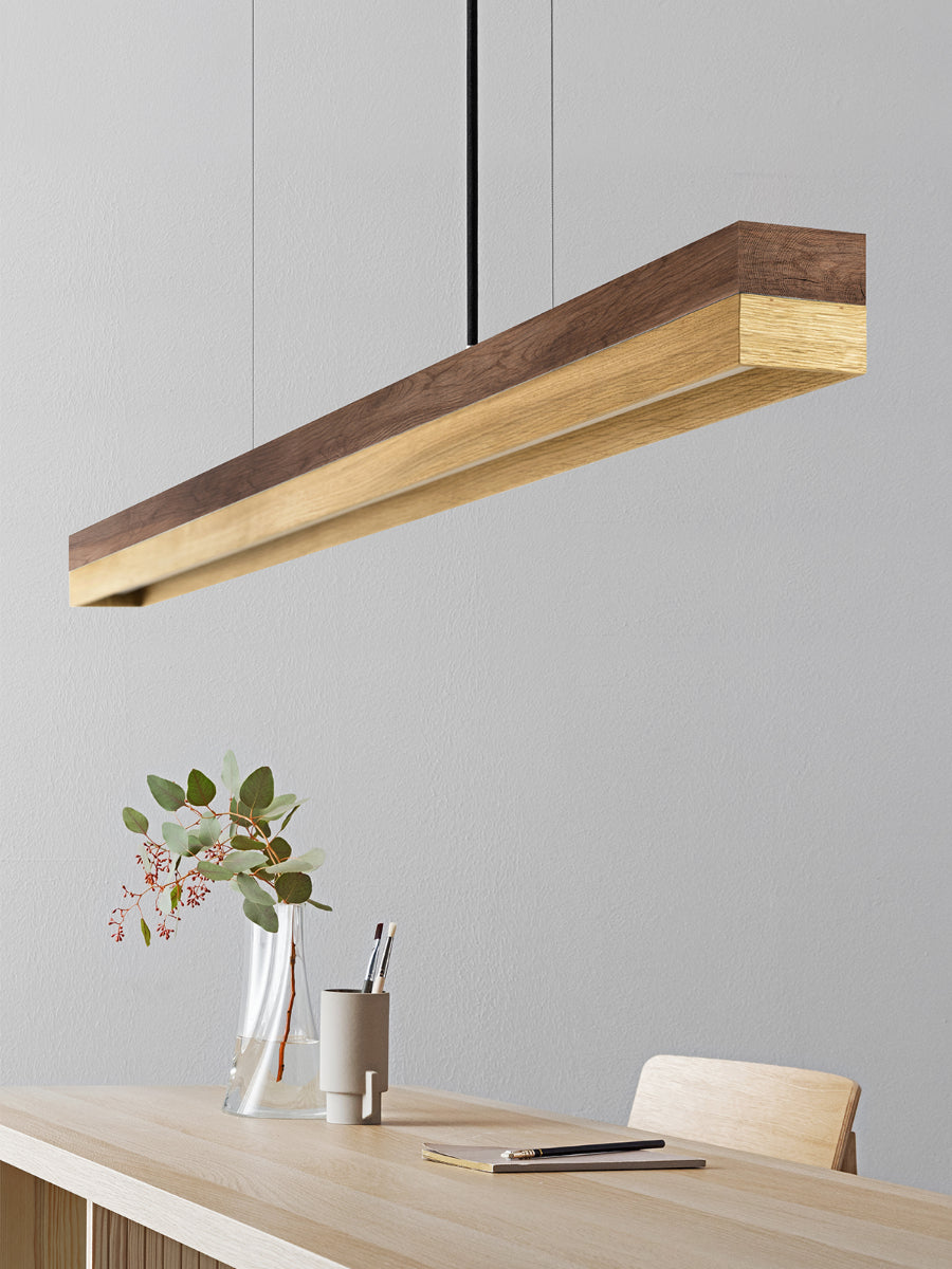 [C1w] Walnut Wood & Oak Pendant 122CM