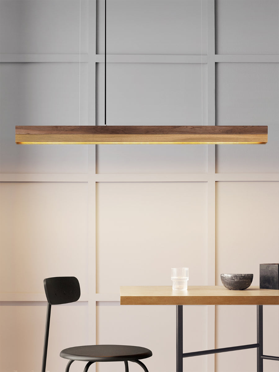 [C1w] Walnut Wood & Oak Pendant 122CM