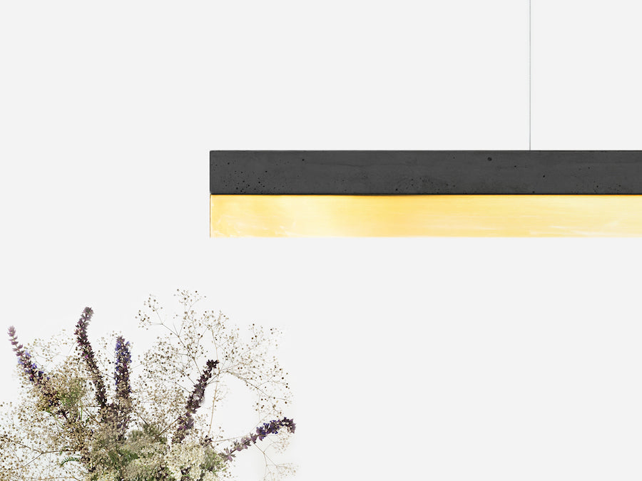 [C1] Series Concrete & Metal Led 122CM, GANTlights Berlin- D40Studio