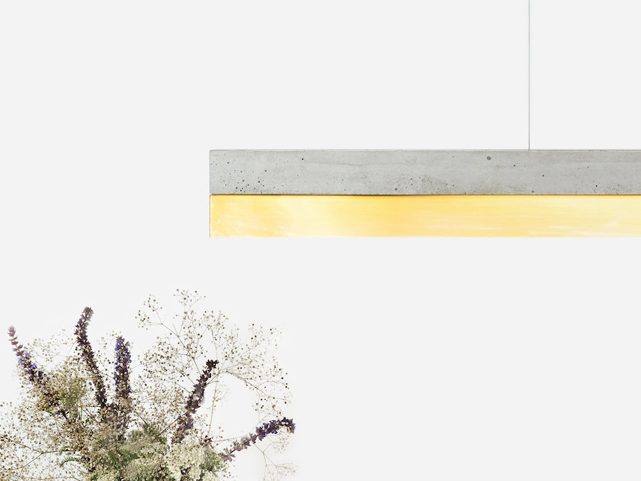 [C1] Series Concrete & Metal Led 122CM, GANTlights Berlin- D40Studio