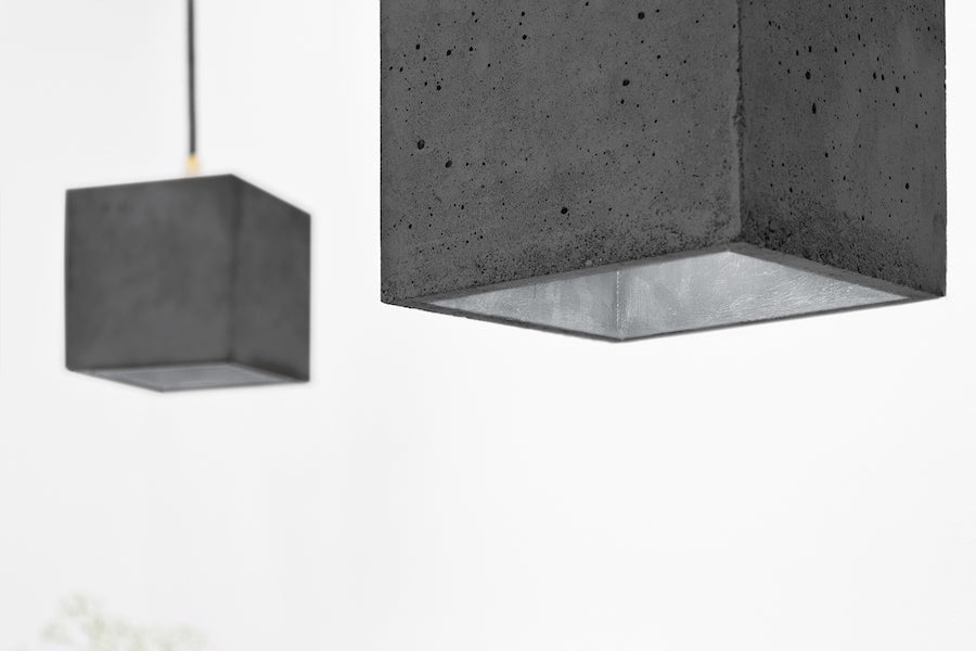 [B1] Pendant Dark Grey Cubic, GANTlights Berlin- D40Studio