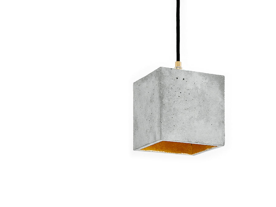 [B1] Pendant Light Grey Cubic