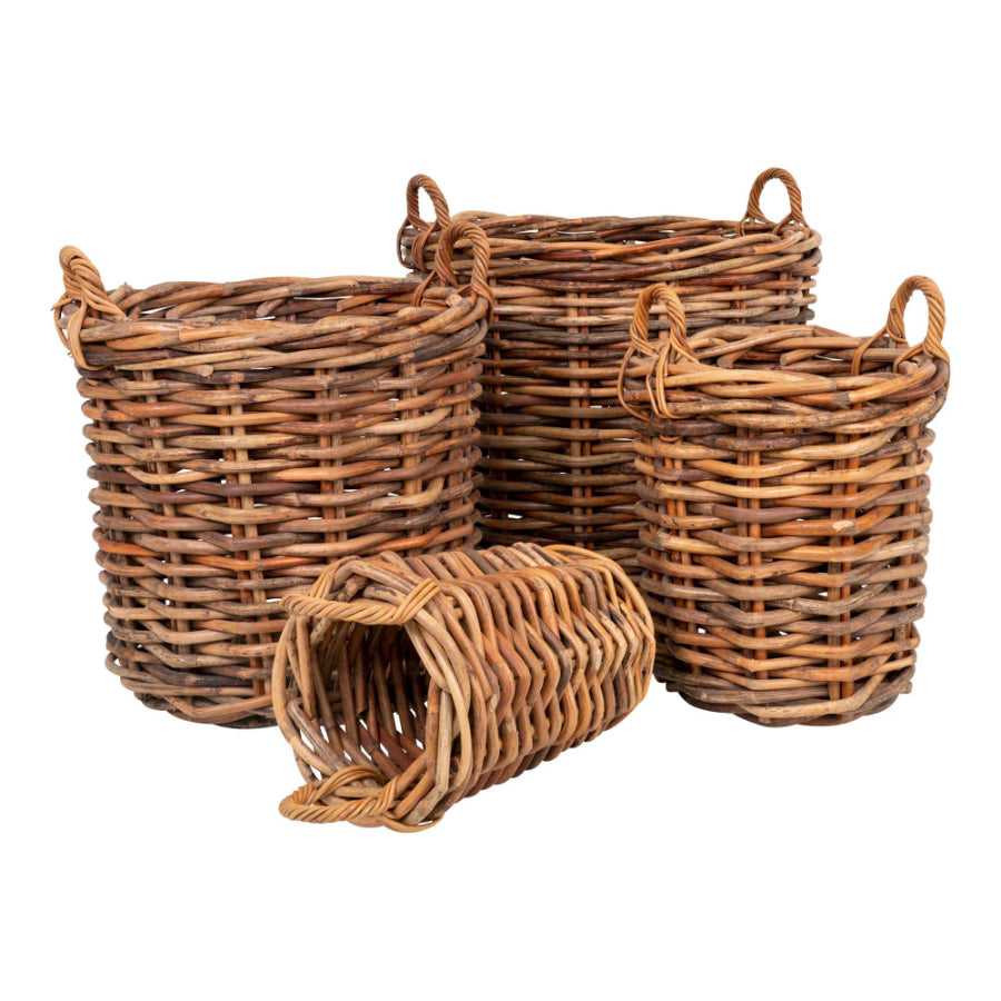 BURTON 4 Round Baskets