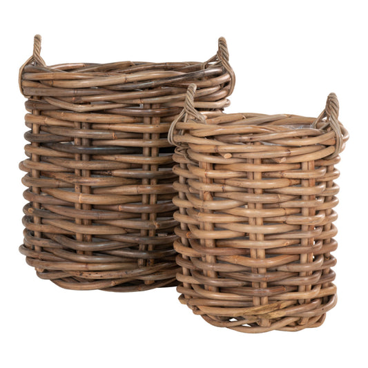 BURTON 2 Round Baskets