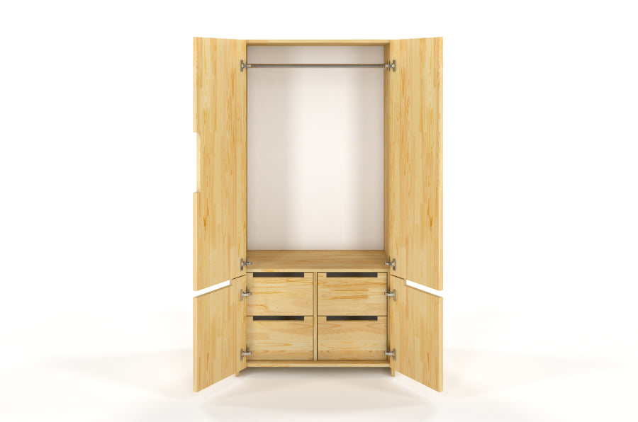 BERGMAN 2 Door Pine Wardrobe