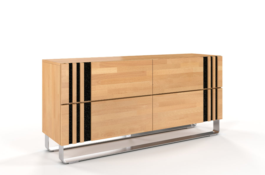 KIELCE Chest of Drawers - Beech Wood