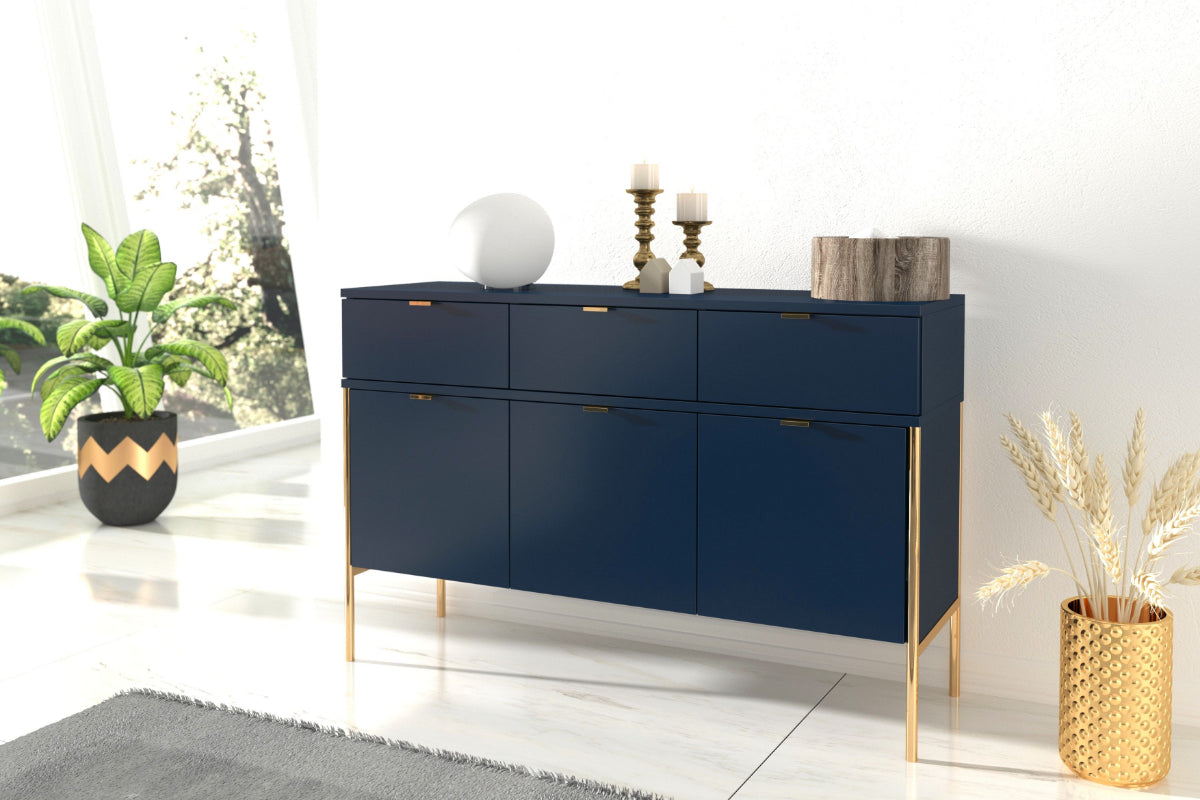 POLKA Navy Sideboard 120CM