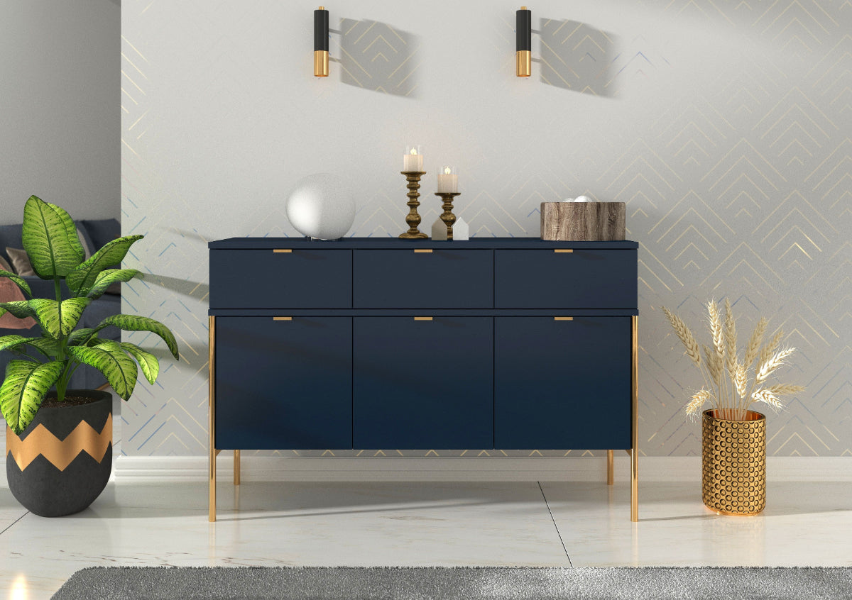 POLKA Navy Sideboard 120CM