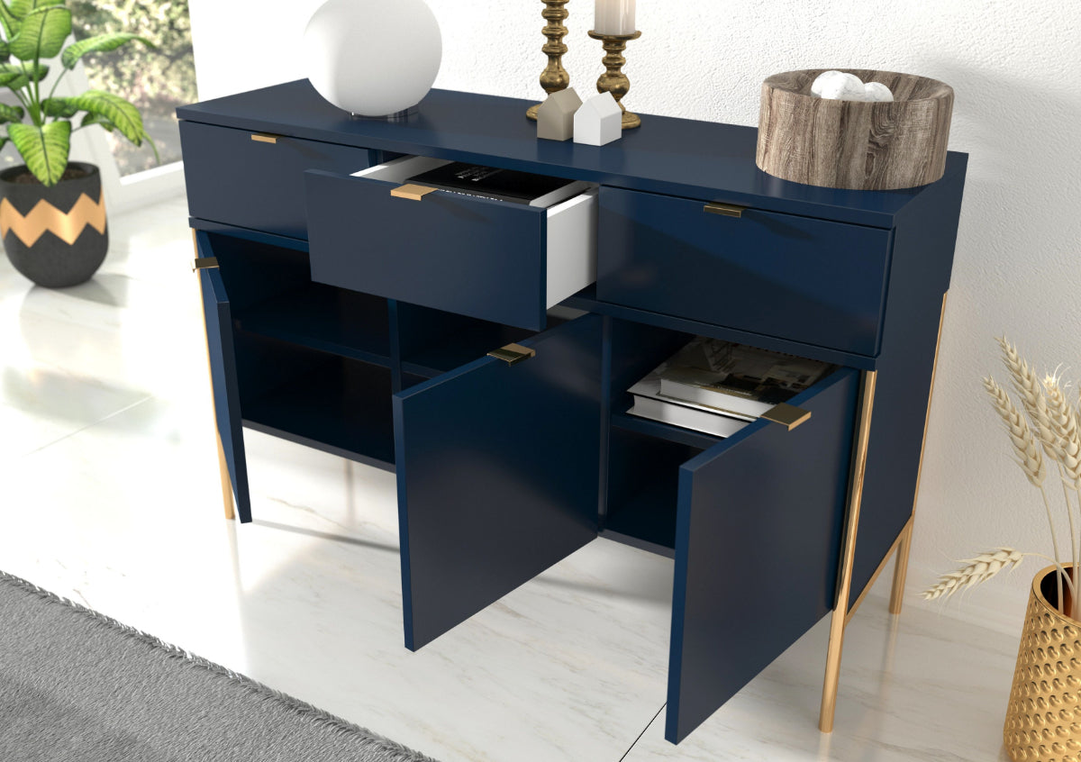 POLKA Navy Sideboard 120CM