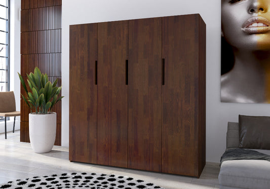 BERGMAN 4 Door Beech Wardrobe