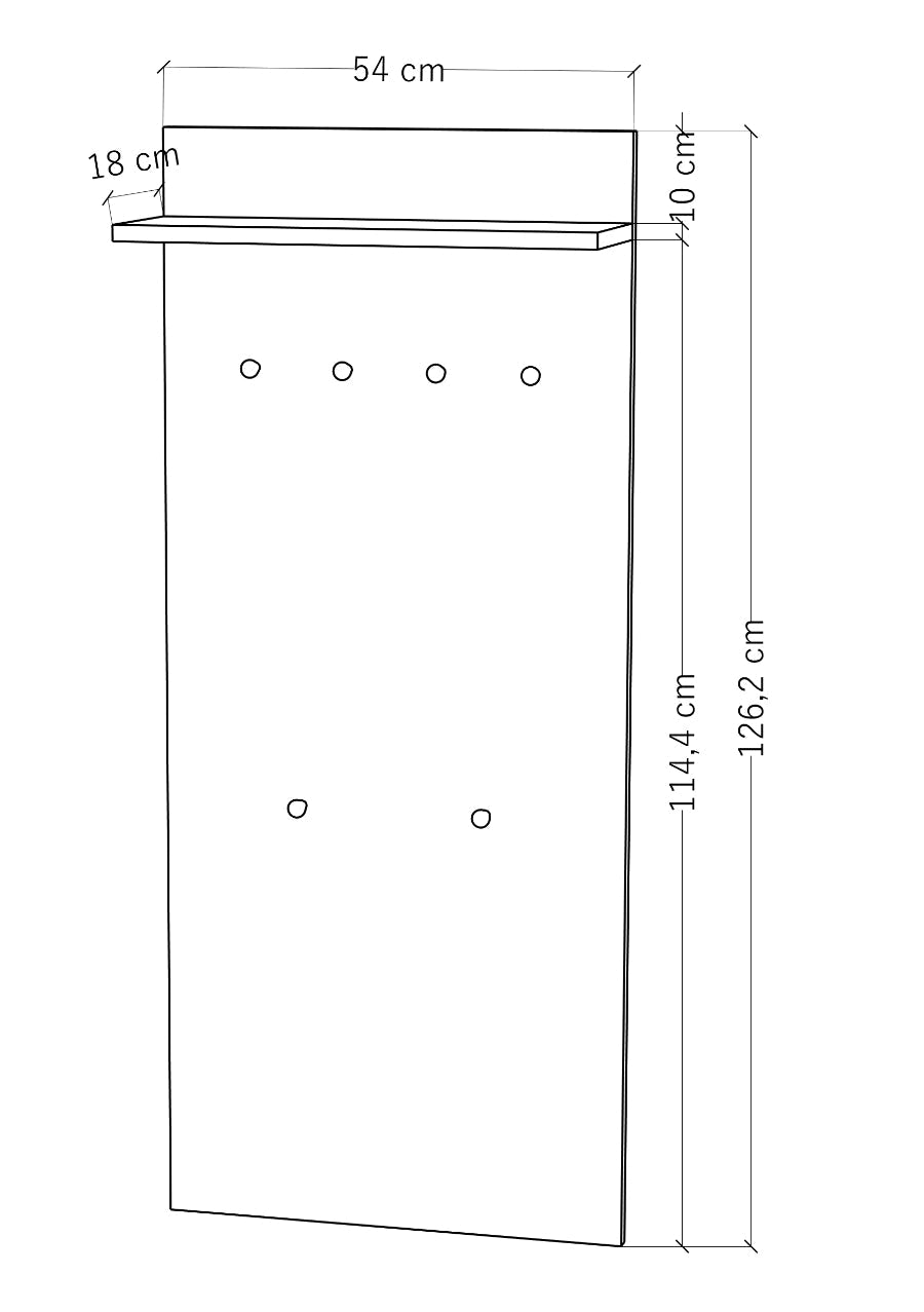 MIRAGE Clothes Hanger With Shelf