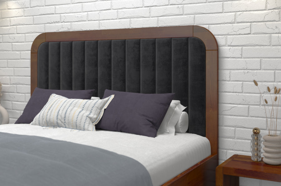 MODENA Wooden Bed - Upholstered