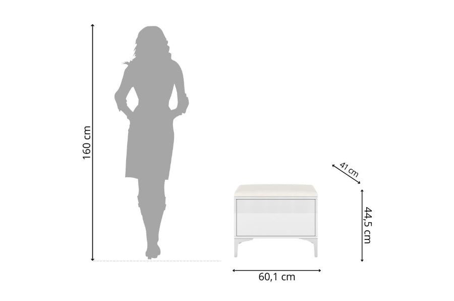 EVELINE Bench With Storage