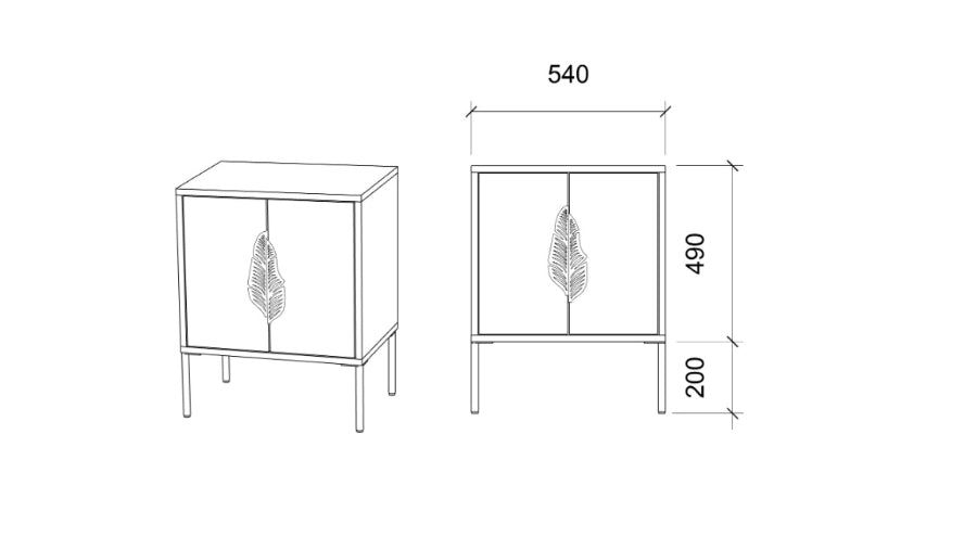 MERLIN Bedside Cabinet